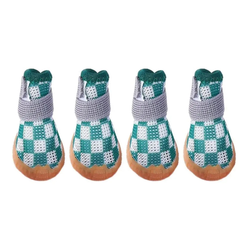 Chaussures Antidérapantes Chien Vert