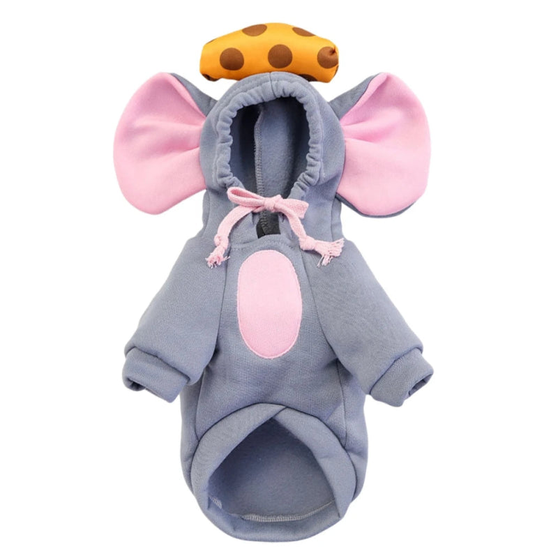 Sweat Souris Gris Chien