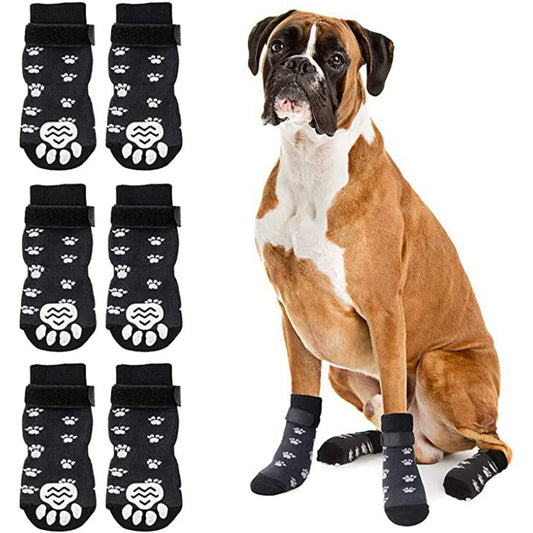 chaussette chien protection parquet