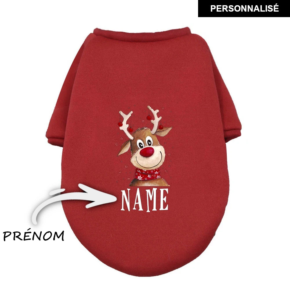 Pull Noël Chien Personnalisé