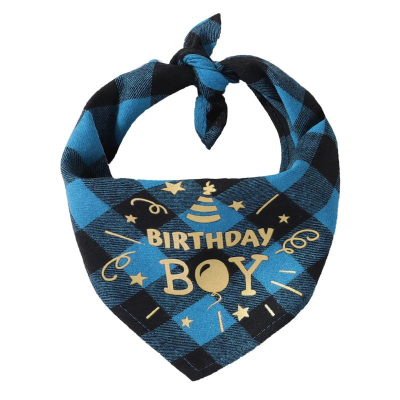 bandana anniversaire chien