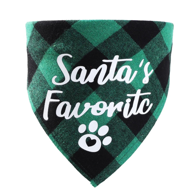 bandana santa's favorite chien