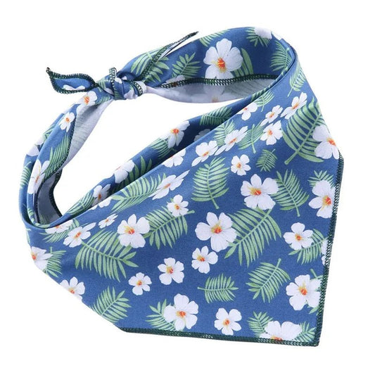 Bandana Chien Fleurs