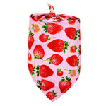 Bandana Chien motif Fraise - Vignette | La Truffe Pimpante