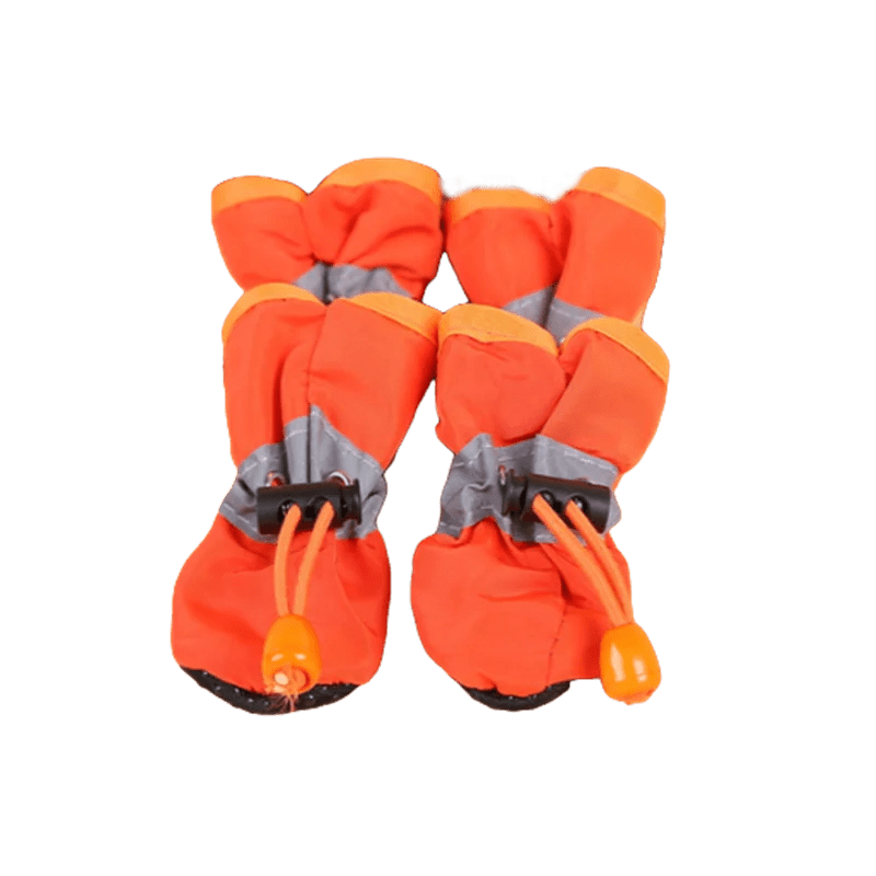 Botte de Protection pour Chien Orange fluo