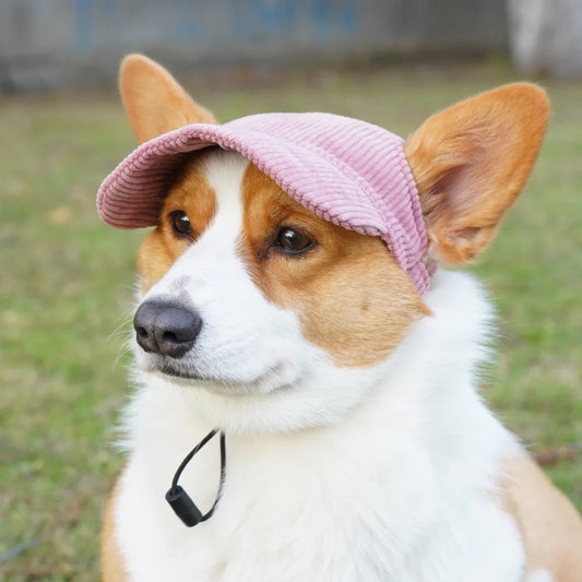 Casquette pour Chien Moyen Rose