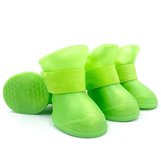 Chausson Imperméable pour Chien Vert