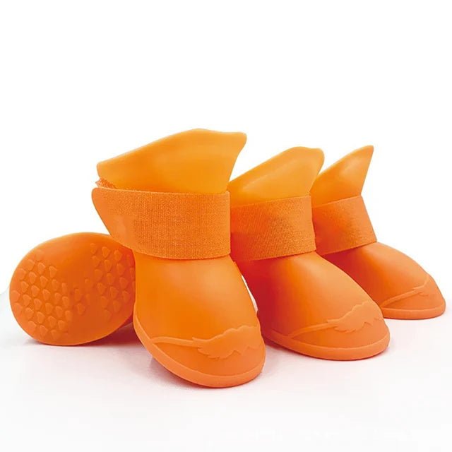 Chaussons Silicone Chien Orange