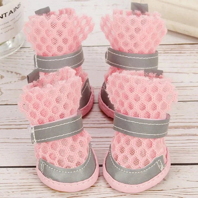 Chaussures Respirantes Chien Rose