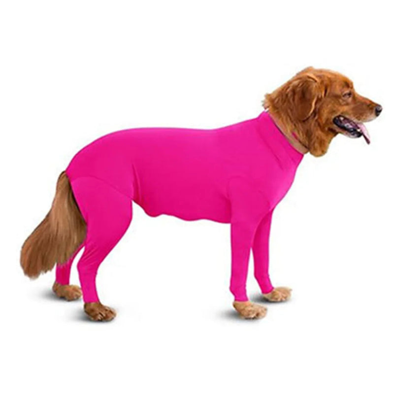 Combinaison chien moulante rose