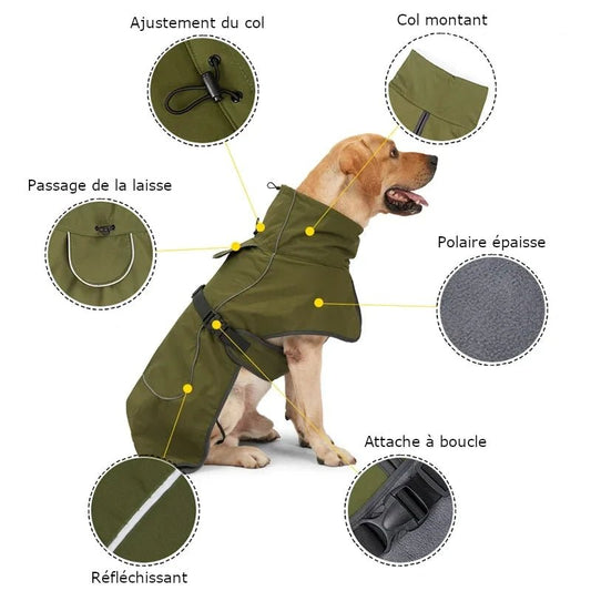 Manteau Chien style Equitheme