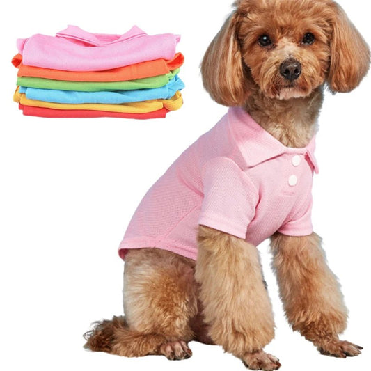 Polo Uni pour Petit Chien