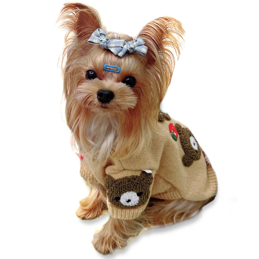 Pyjama Vetement Pour Chien Yorkshire Pull Manteau Pour Yorkshire