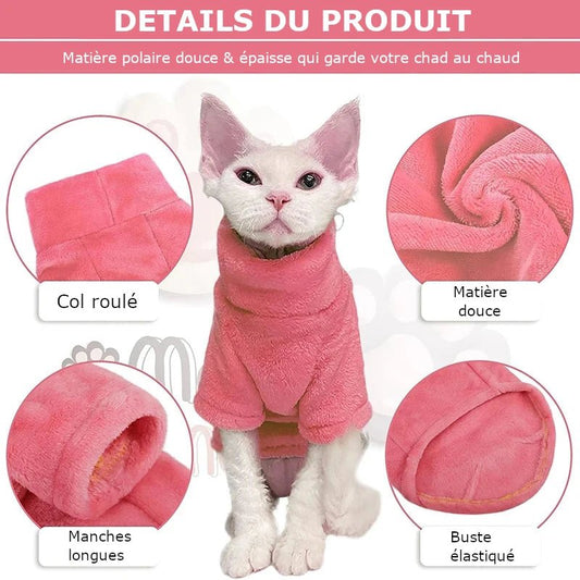 Pull Polaire pour Chat