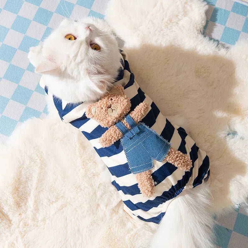 Pyjama broderie ourson chat