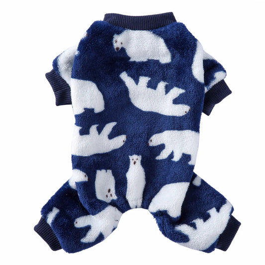 Pyjama Ourson pour Chien Bleu