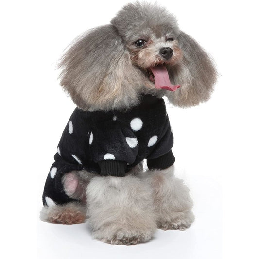 Pyjama Noir à Pois pour Chien