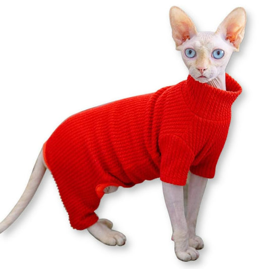 Pyjama pour Sphynx Rouge