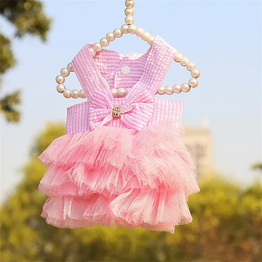 Robe Froufrou Rose pour Chat