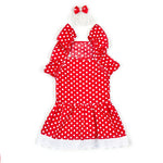 Robe Polca Rouge pour Chat - Vignette | La Truffe Pimpante