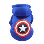 Sweat Captain America pour Chat - Vignette | La Truffe Pimpante