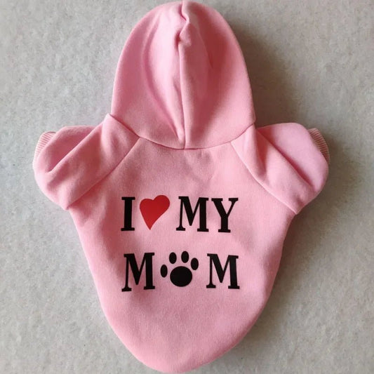 Sweat Love My Mom / Dad pour Chien