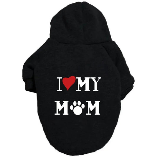 Sweat Love My Mom pour Chien