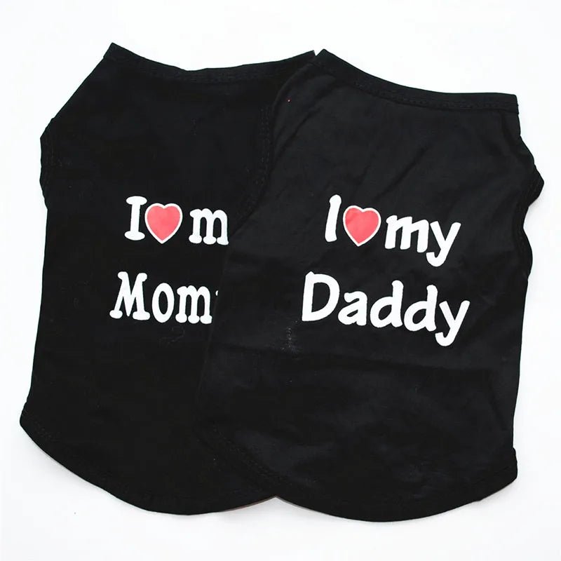 T-Shirt Chat I Love Mommy Daddy