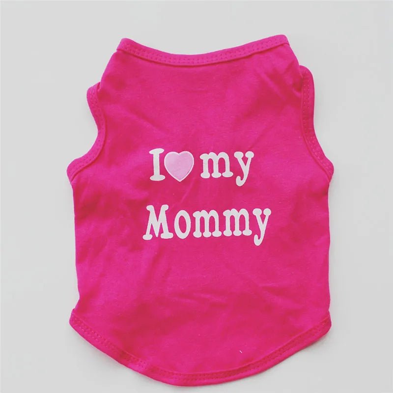 T-Shirt Chat I Love Mommy Rose