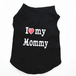 T-Shirt Chat I Love Mommy / Daddy - Vignette | La Truffe Pimpante