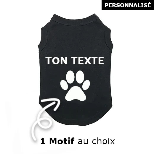 T-shirt Personnalisé pour Chien